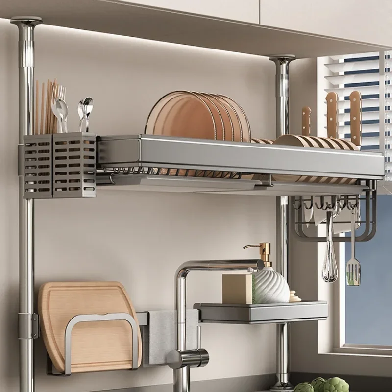 Food Storage Organiser - Top up kitchen storage rack sink