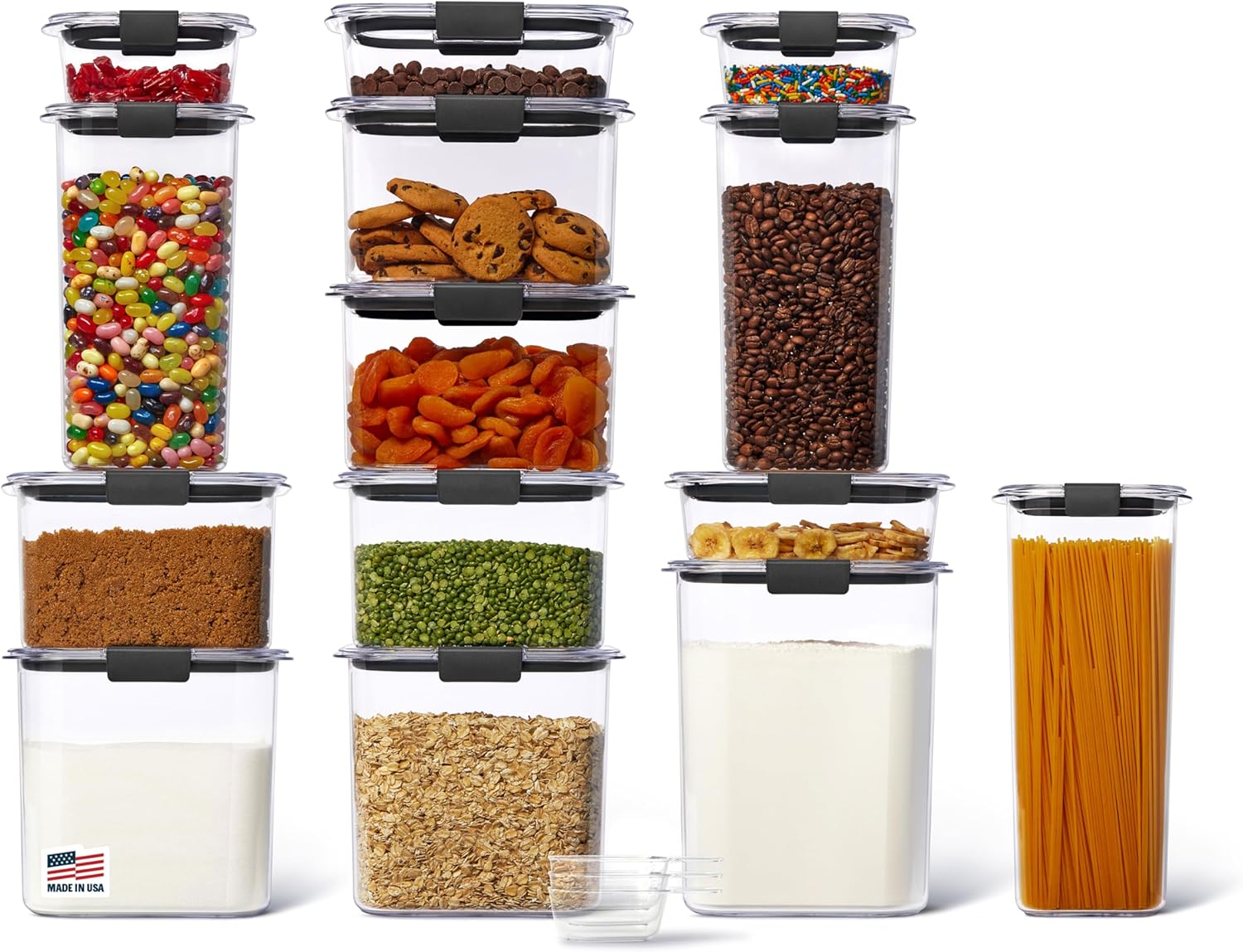 Food Storage Pantry - Brilliance 14-Piece Food Storage Container Set