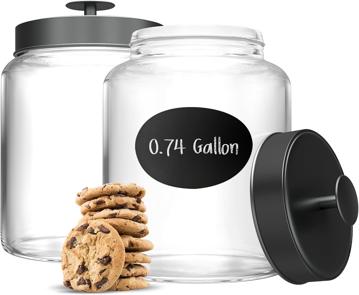 Food Storage In The Kitchen - Glass Kitchen Canister Set, Food &