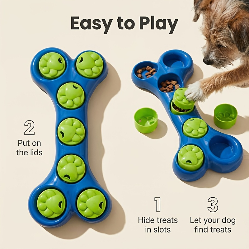 Dog Slow Feeder Toy Bone-Shape - Food Snacks Game recensione e prezzo