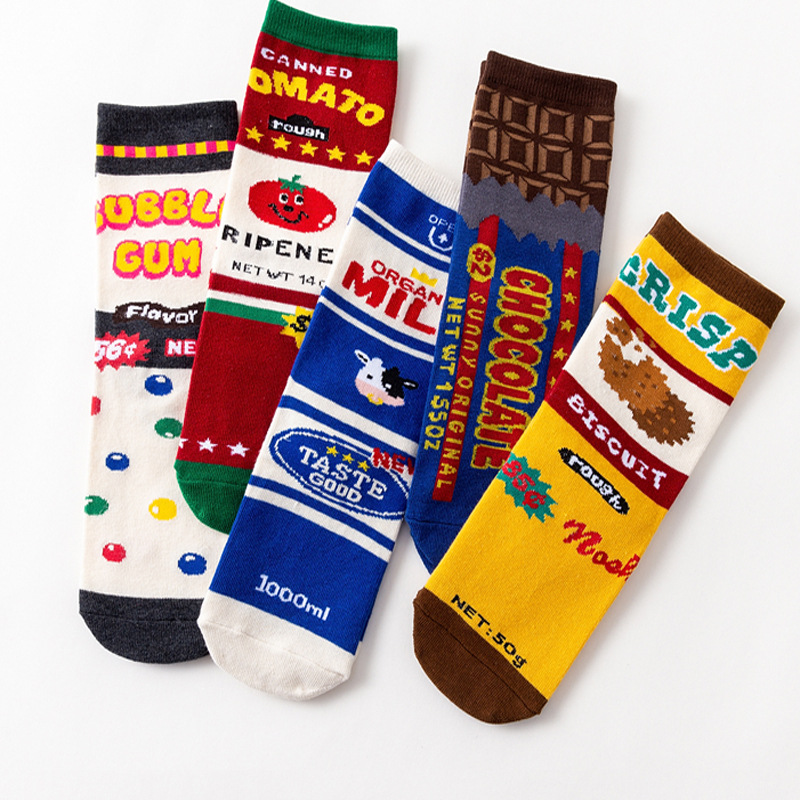 1 Pair Fashion Women Sock Funn - Food Snacks Packaging recensione e prezzo