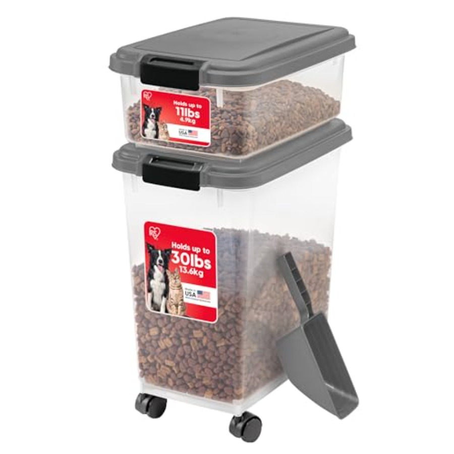 Food Storage With Wheels - 30 lbs and 11 lbs Combo