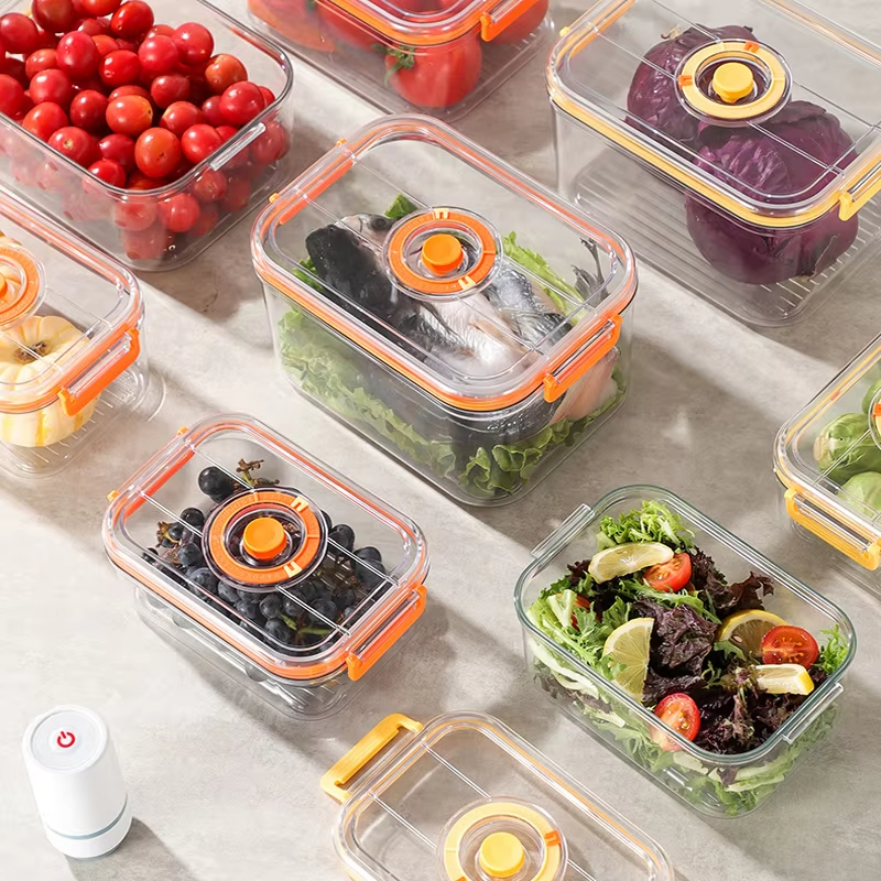 Food Storage Heat - Vacuum Fresh-keeping Box Refrigerator Sealed Canister
