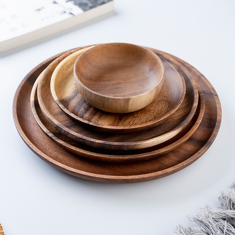 Wooden Dinner Plates Household - Food In Japanese Snacks recensione e prezzo