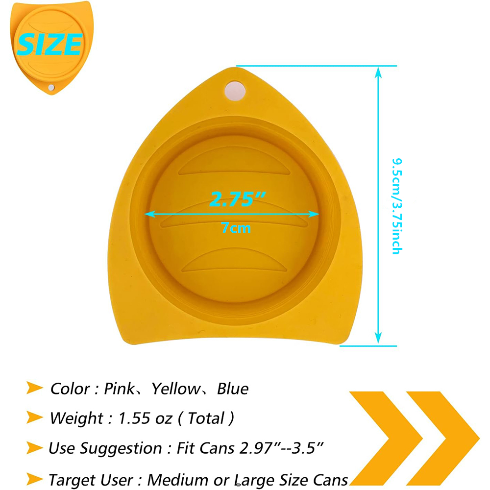 3 pcs Dog Cat Food Can Lids Un - Silicone Stretch Lid recensie en prijs