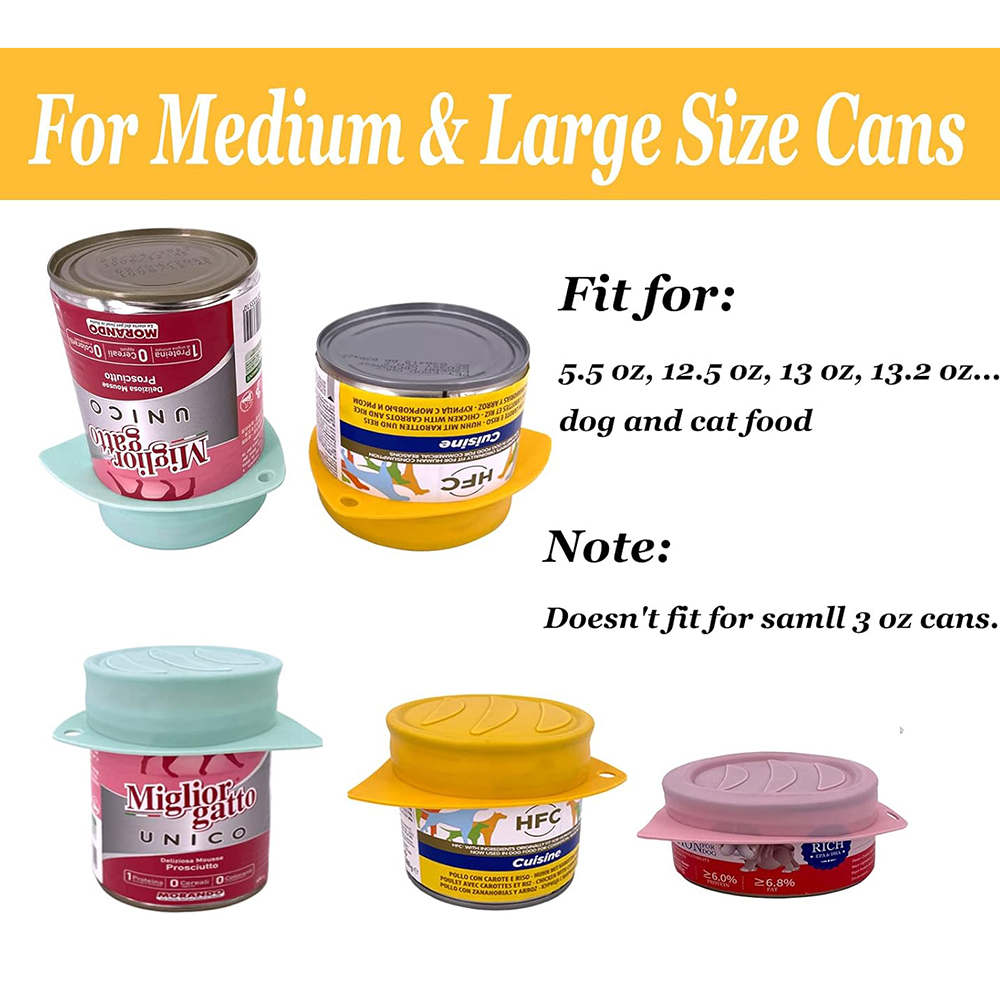 3 pcs Dog Cat Food Can Lids Un - Silicone Stretch Lid recensie en prijs
