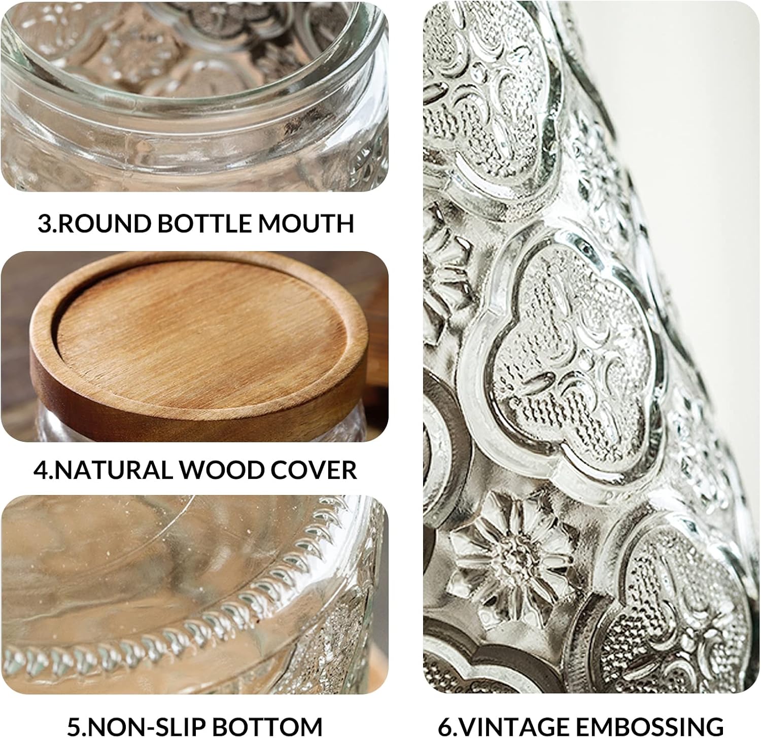 35oz/1000ml Glass Storage Jars - Food Storage In The Kitchen recensie en prijs