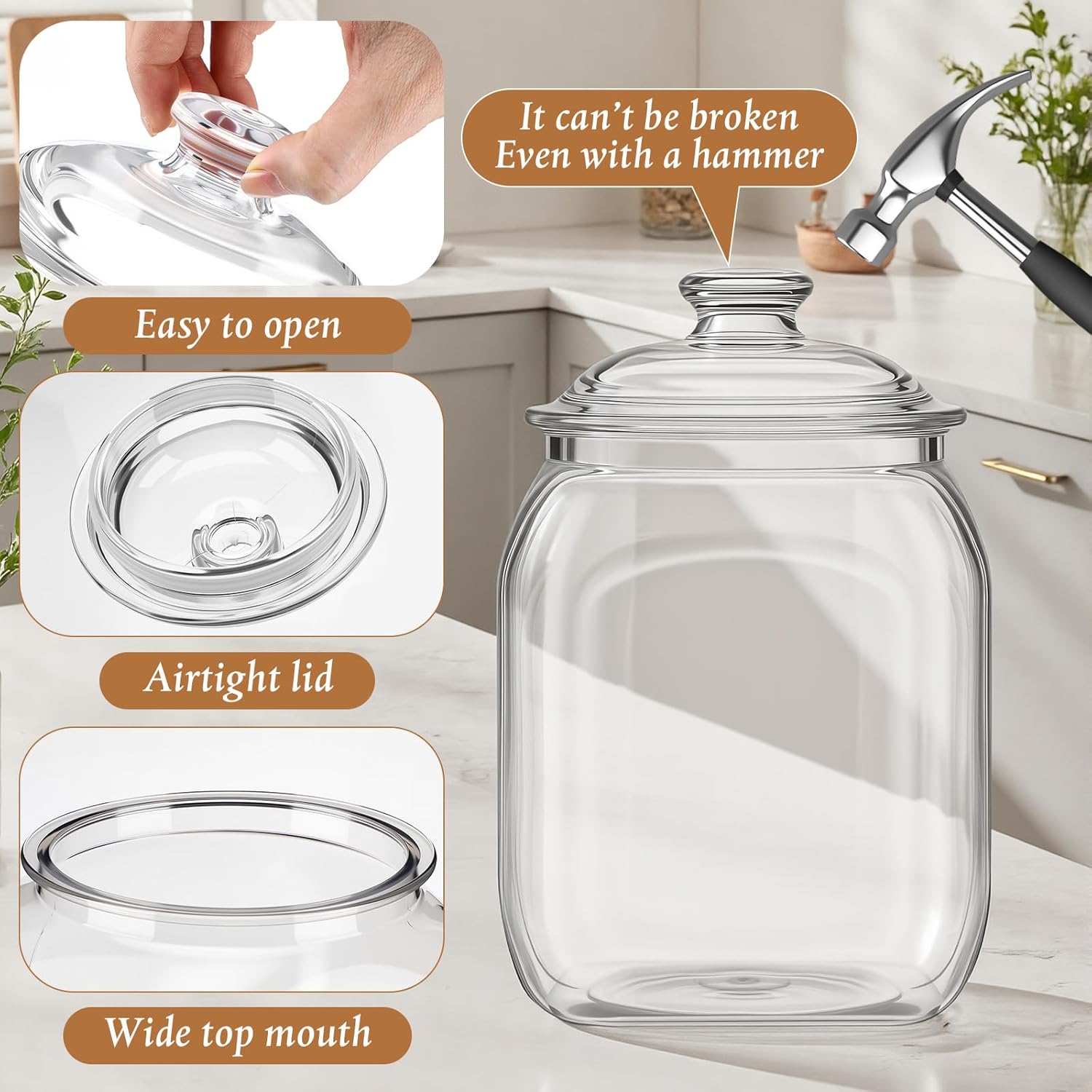 2 Pack Acrylic Cookie Candy Ja - Food Storage In The Kitchen recensie en prijs