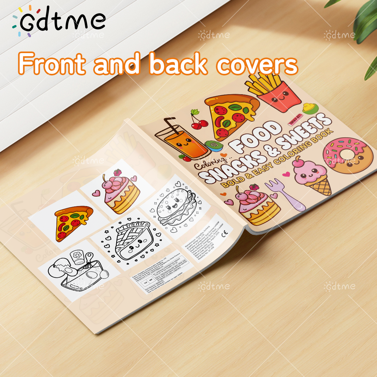 FOOD SNACKS & SWEETS Themed Co - Food And Snacks Coloring Book Bold And Easy recensione e prezzo