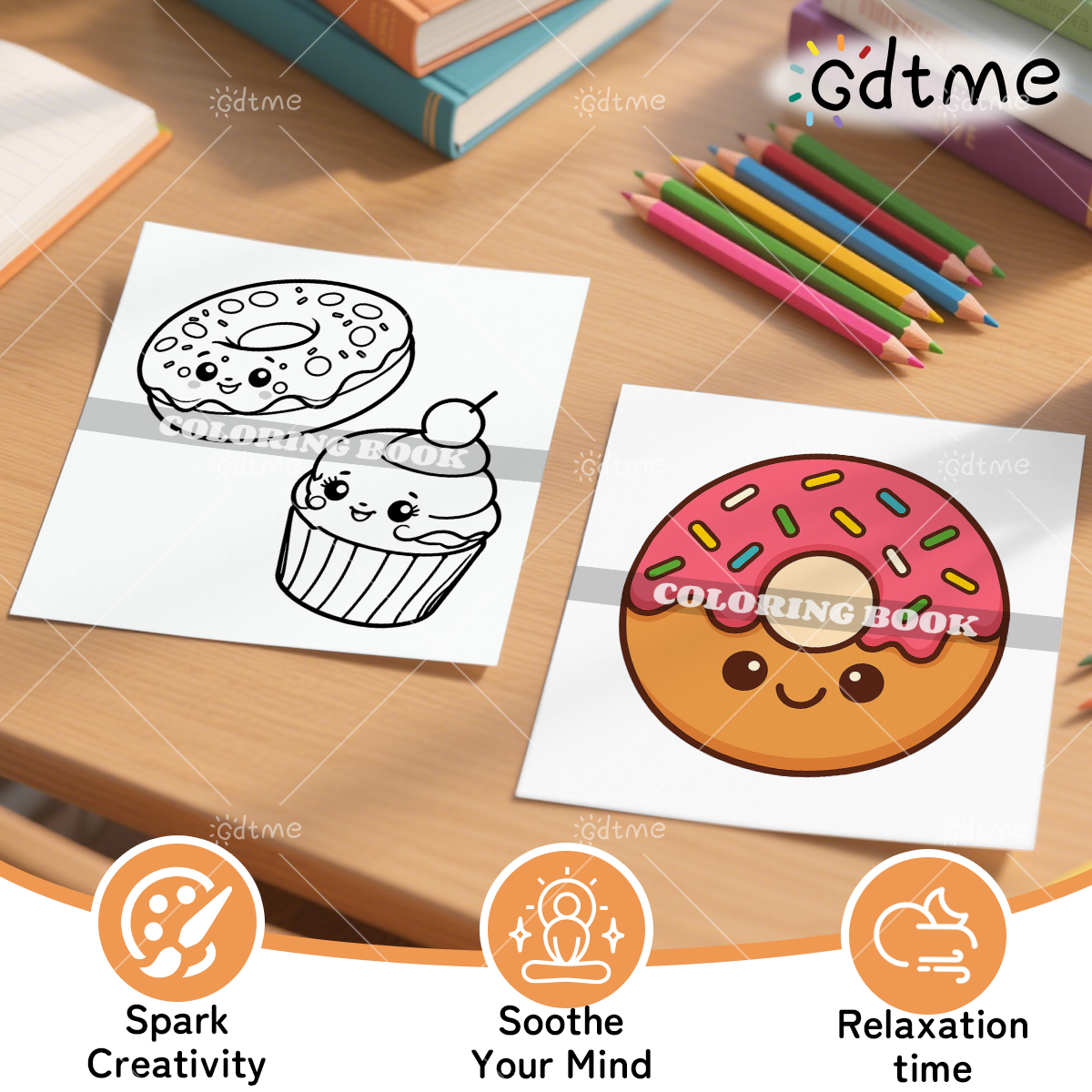 FOOD SNACKS & SWEETS Themed Co - Food And Snacks Coloring Book Bold And Easy recensione e prezzo