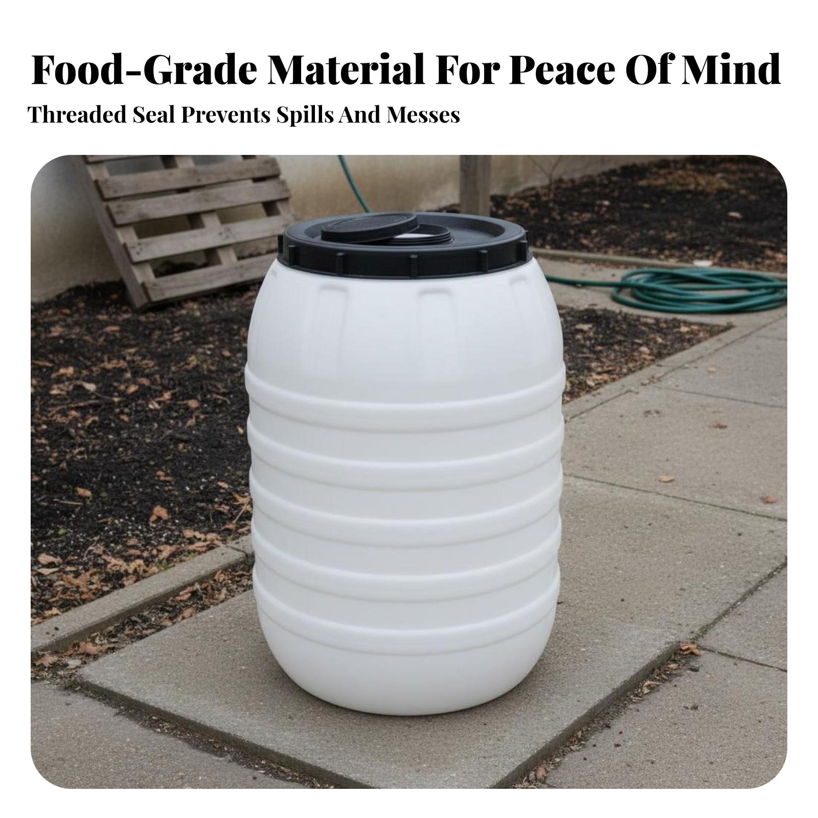 Food Grade Plastic Barrel Airt - Food Storage With Lids recensie en prijs
