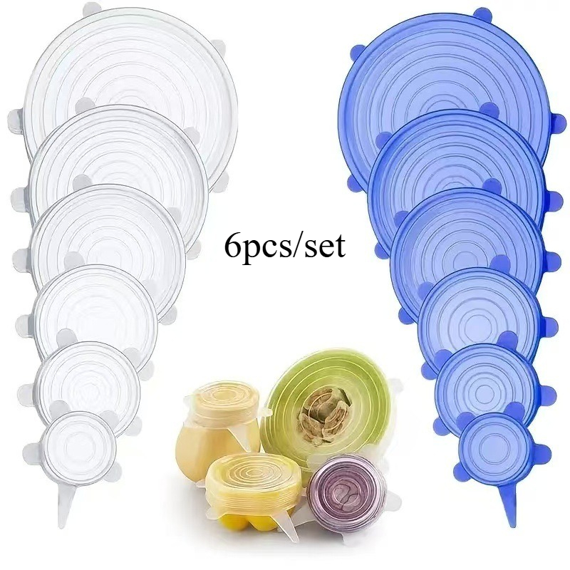 6pcs Reusable Silicone Fresh-K - Silicone Stretch Lid recensie en prijs