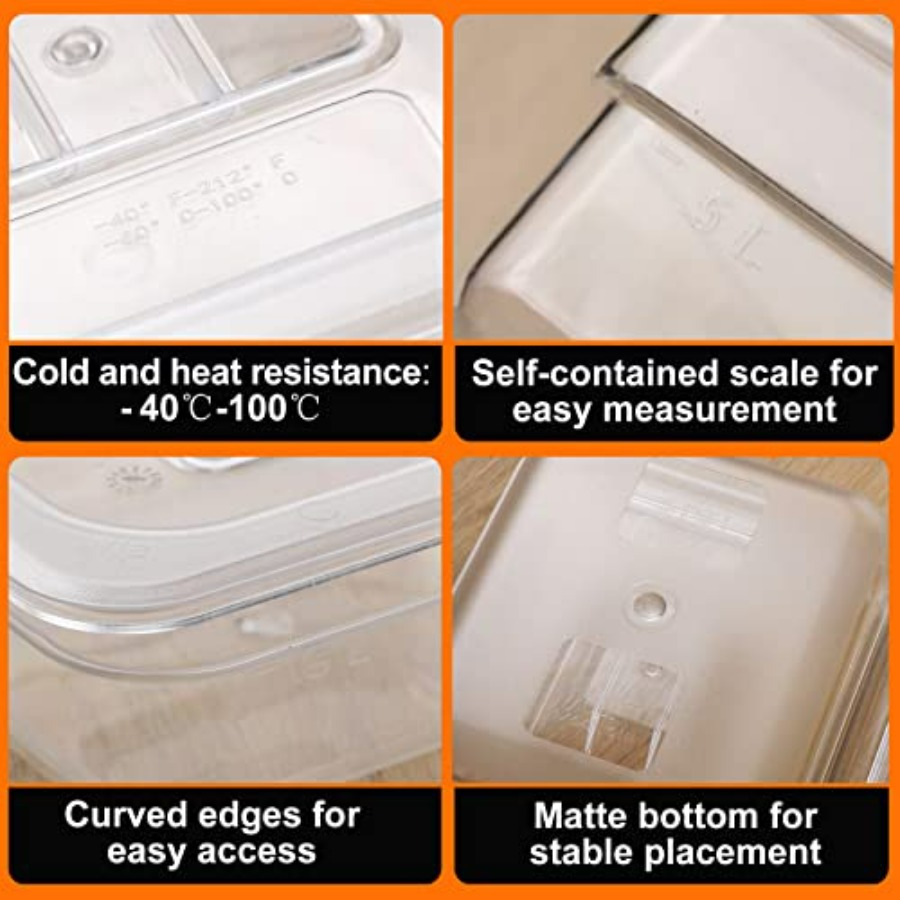 8 Pcs 1/6 Size, 2.6 Inch Deep  - Food Storage For Restaurant recensie en prijs