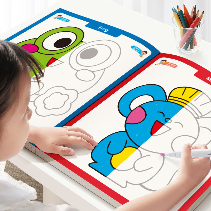 Kids Symmetrical Painting Acti - Food And Snacks Coloring Book Bold And Easy recensione e prezzo