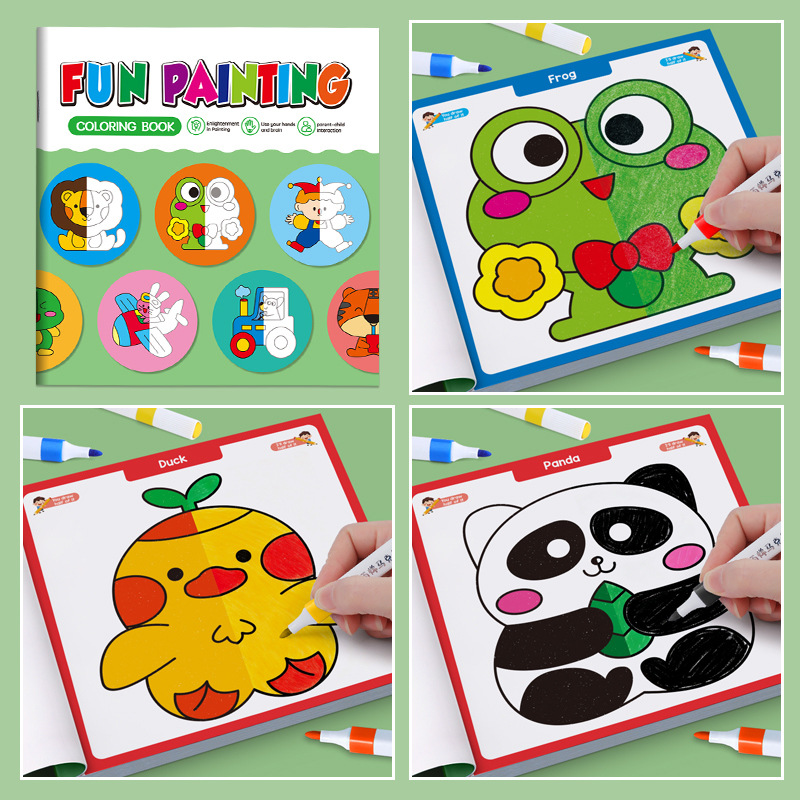 Kids Symmetrical Painting Acti - Food And Snacks Coloring Book Bold And Easy recensione e prezzo