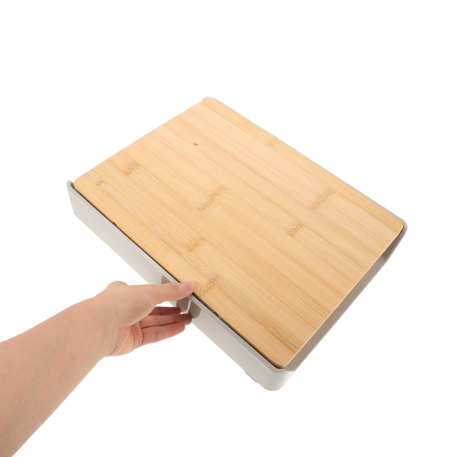 Bamboo Cutting Board with Pull - Food Storage In The Kitchen recensie en prijs