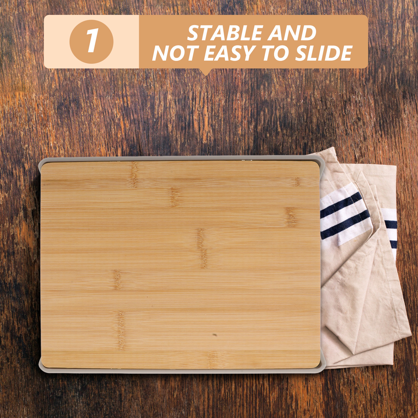 Bamboo Cutting Board with Pull - Food Storage In The Kitchen recensie en prijs