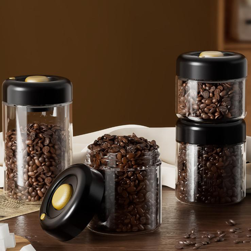 Transparent Glass Coffee Beans - Food Storage Vacuum recensie en prijs
