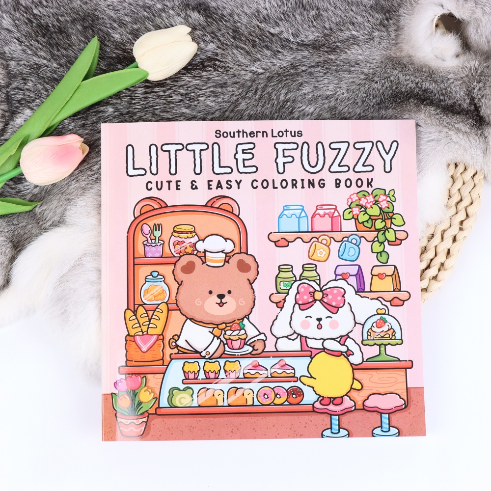 Cute Bear Bakery Theme Colorin - Food And Snacks Coloring Book Bold And Easy recensione e prezzo