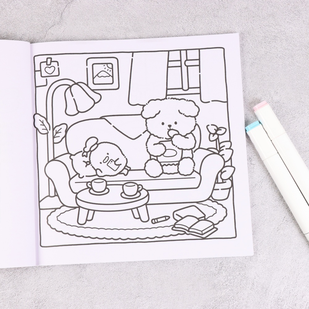 Cute Bear Bakery Theme Colorin - Food And Snacks Coloring Book Bold And Easy recensione e prezzo