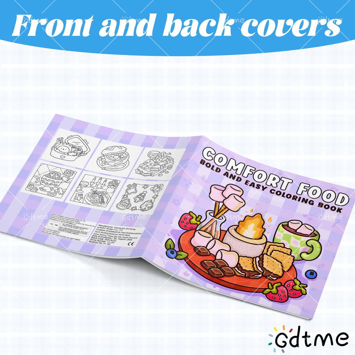 COMFORT FOOD BOLD AND EASY 24  - Food And Snacks Coloring Book Bold And Easy recensione e prezzo