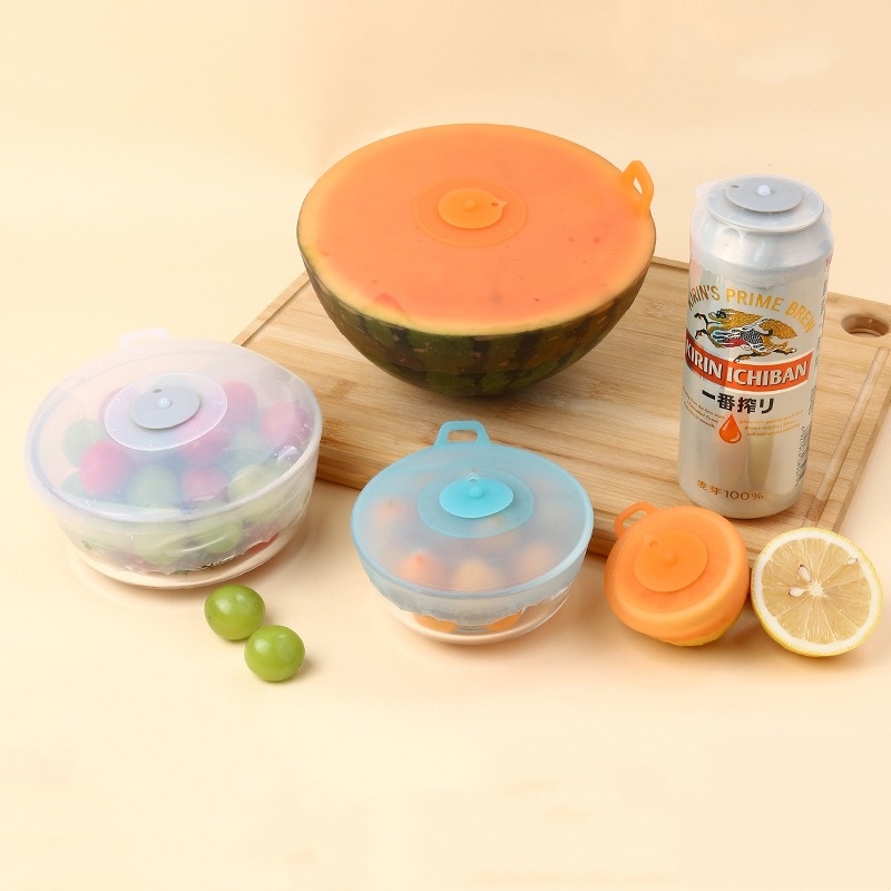 4Pcs/Set Silicone Fresh-keepin - Silicone Stretch Lid recensie en prijs