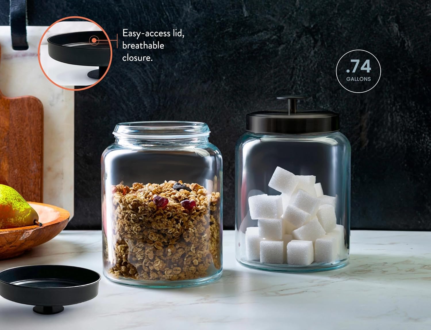 Glass Kitchen Canister Set, Fo - Food Storage In The Kitchen recensie en prijs