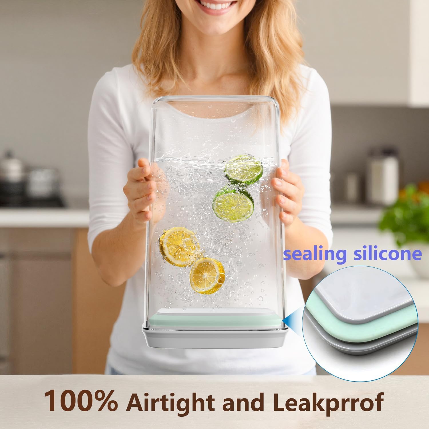 4 Pcs Large Pop Airtight Food  - Food Storage In The Kitchen recensie en prijs