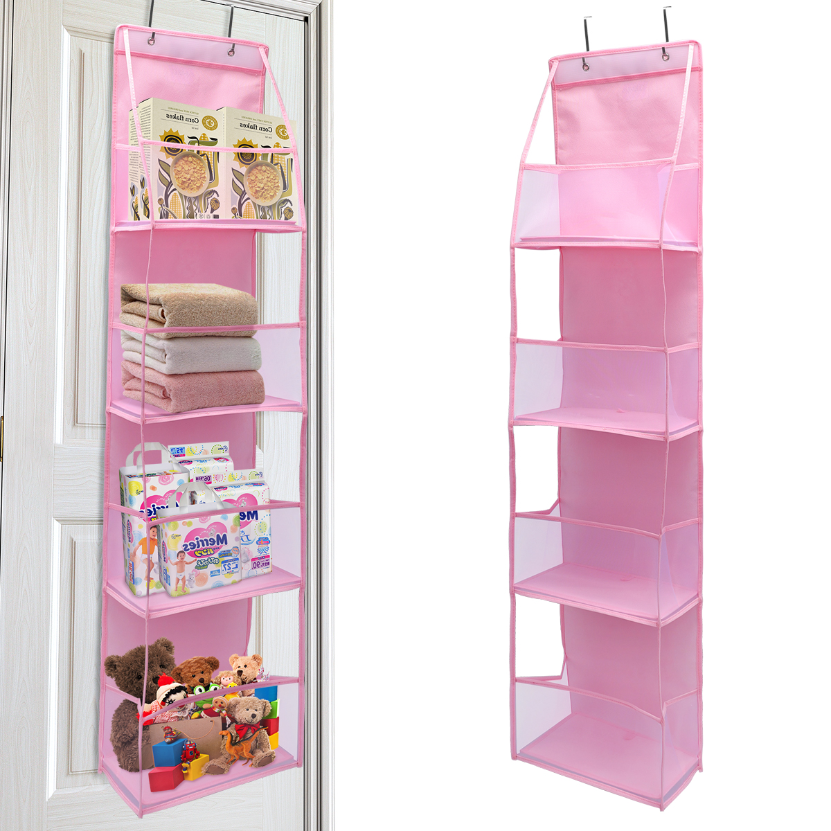 4/6-Tier Hanging Storage Bag F - Food Snacks Packaging recensione e prezzo