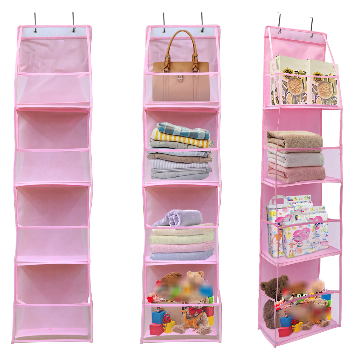 4/6-Tier Hanging Storage Bag F - Food Snacks Packaging recensione e prezzo