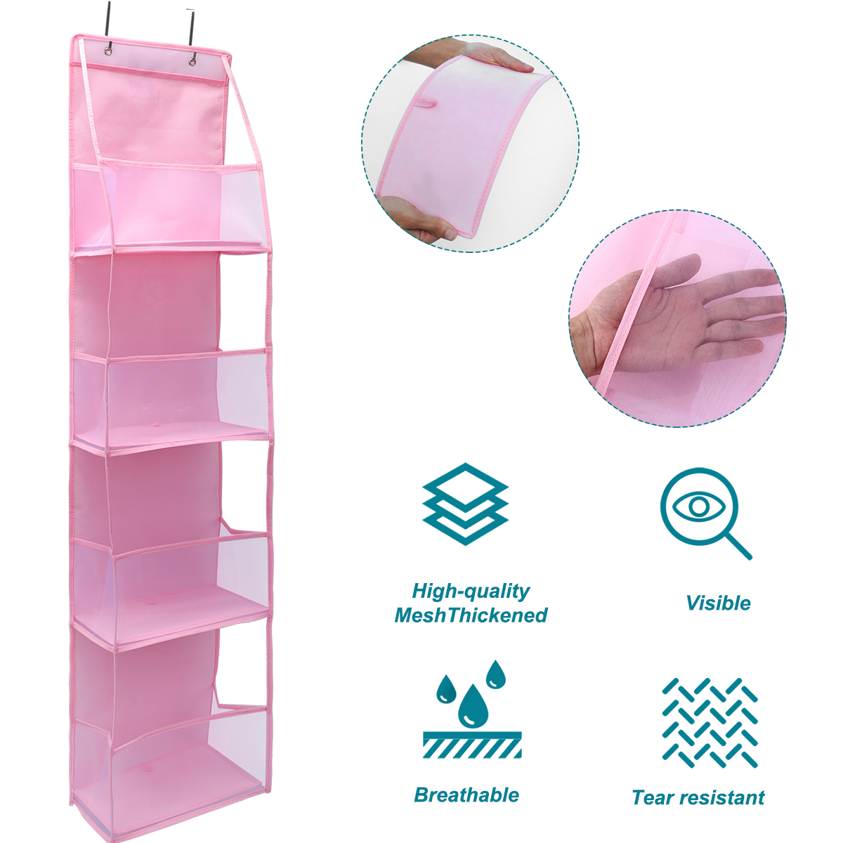 4/6-Tier Hanging Storage Bag F - Food Snacks Packaging recensione e prezzo