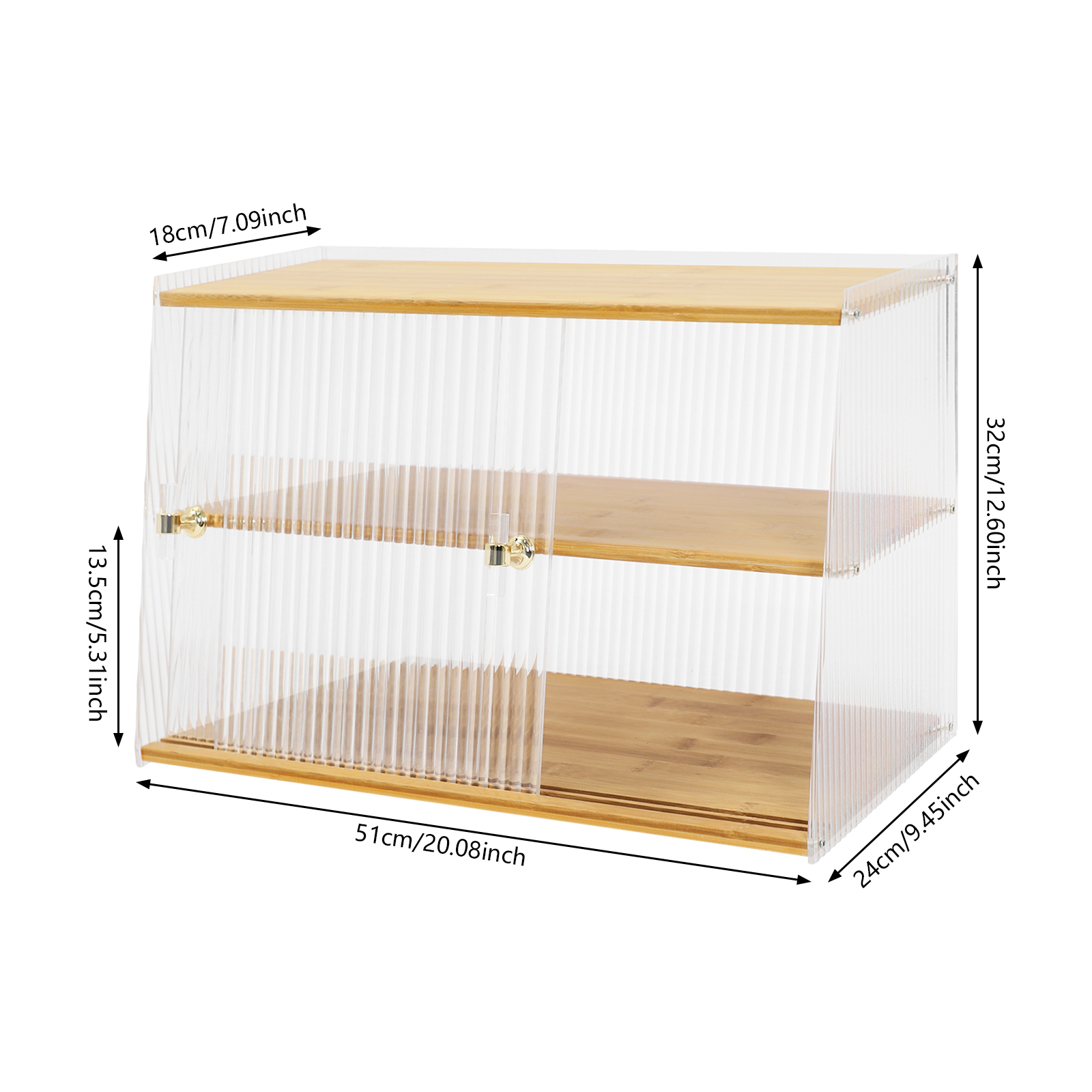 Cup Storage Rack, Bamboo Sideb - Food Storage In The Kitchen recensie en prijs