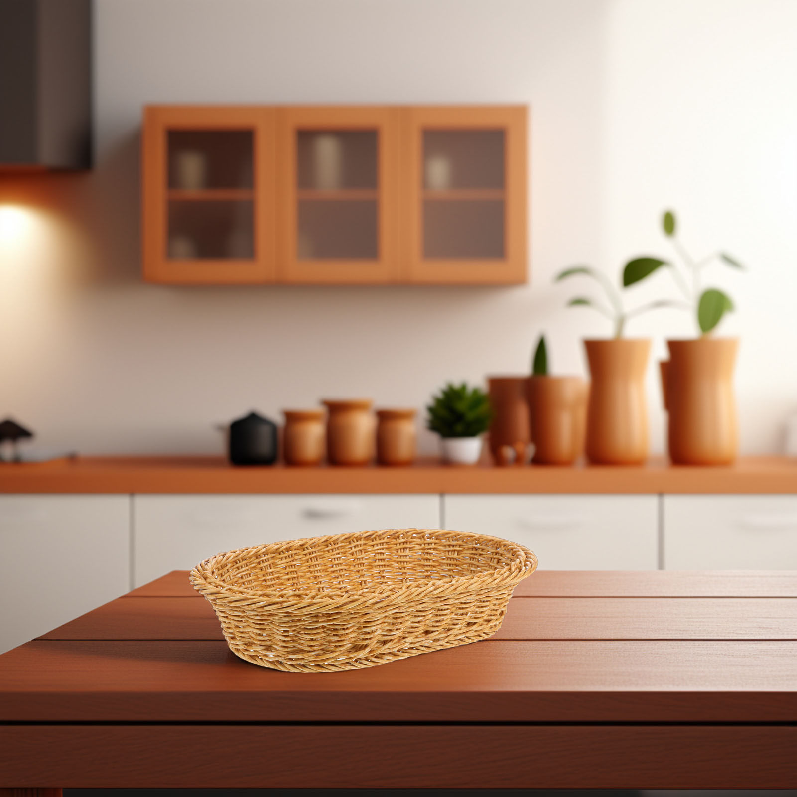 Plastic Woven Oval Bread Baske - Food Storage Pantry recensie en prijs