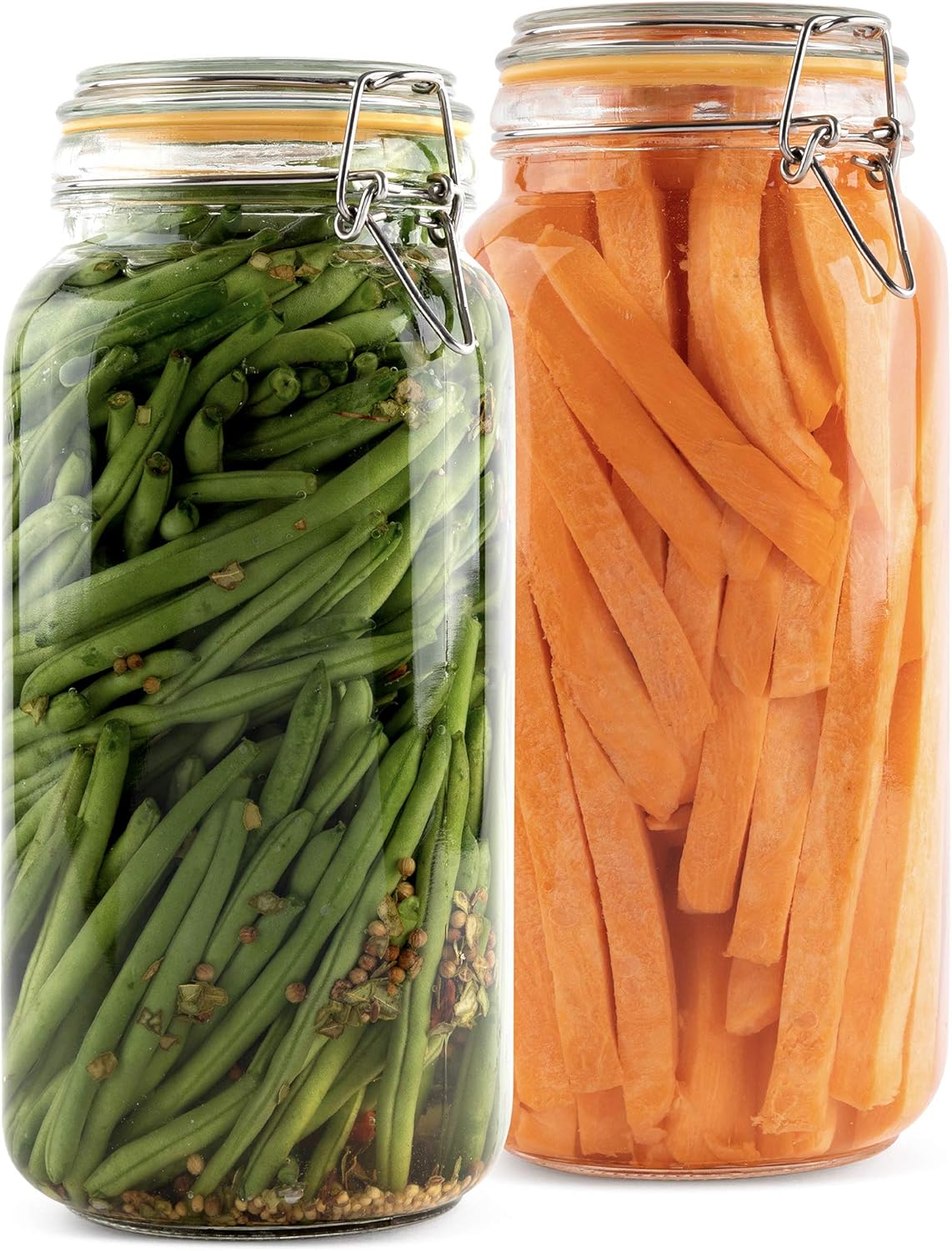 Glass Jars with Lids 67 oz Foo - Food Storage In The Kitchen recensie en prijs