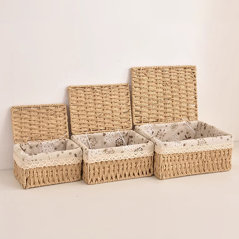Household Rattan Woven Storage - Food Snacks Packaging recensione e prezzo