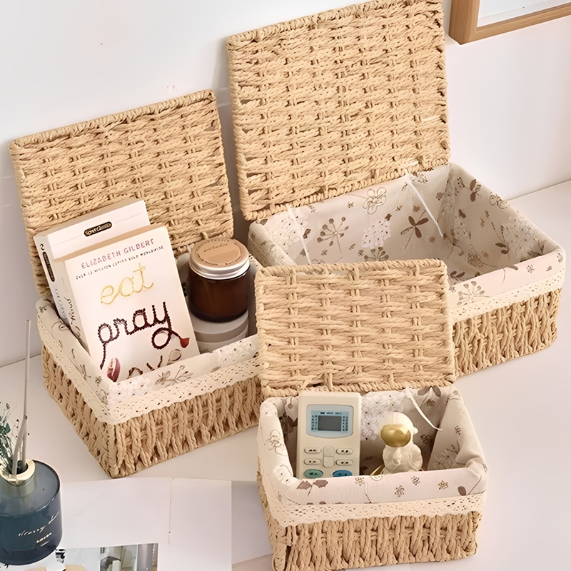 Household Rattan Woven Storage - Food Snacks Packaging recensione e prezzo