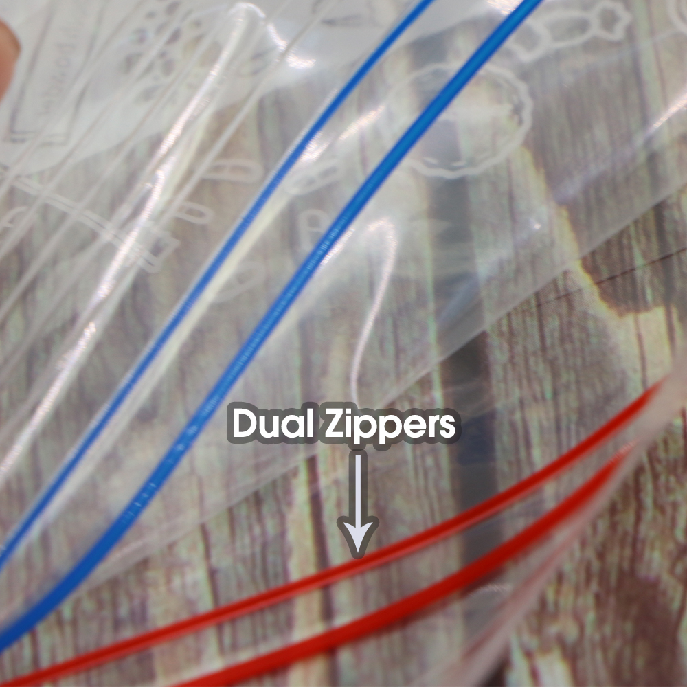 0.12mm Thick Resealable Dual Z - Food Storage With Lock recensie en prijs