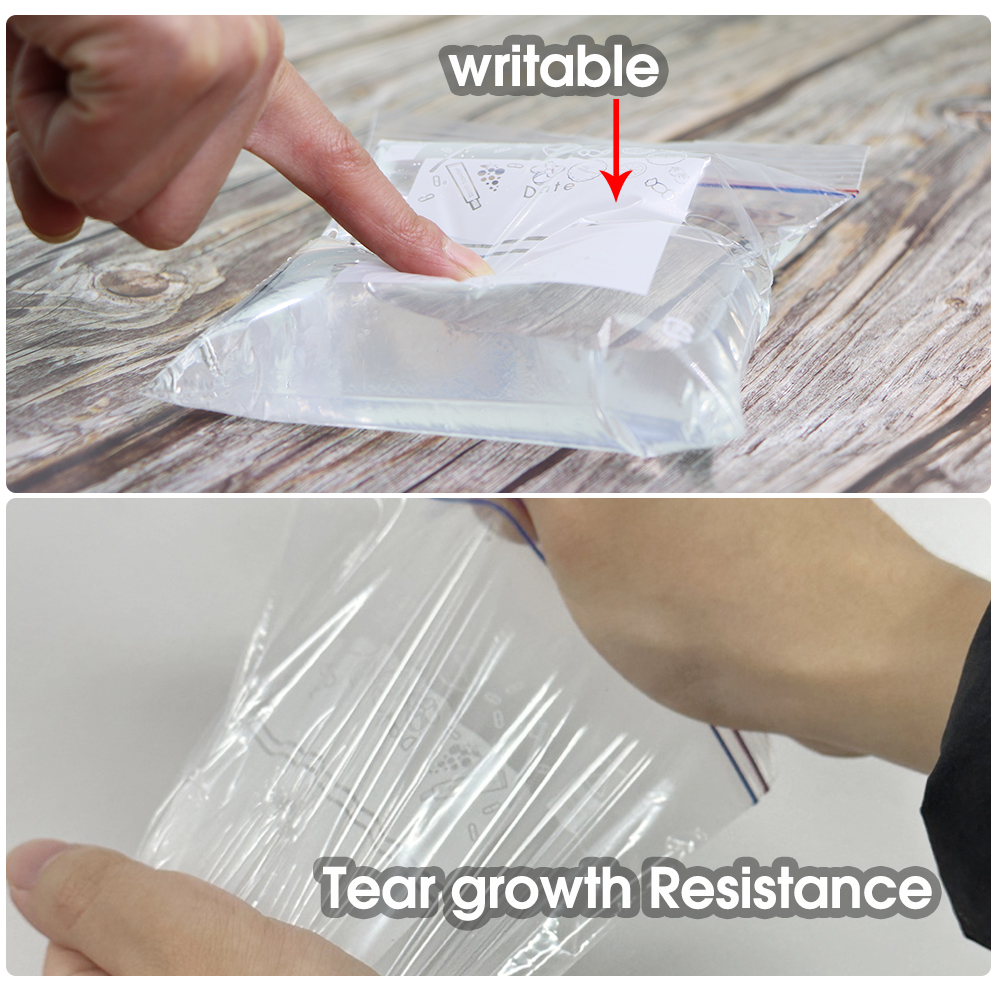 0.12mm Thick Resealable Dual Z - Food Storage With Lock recensie en prijs