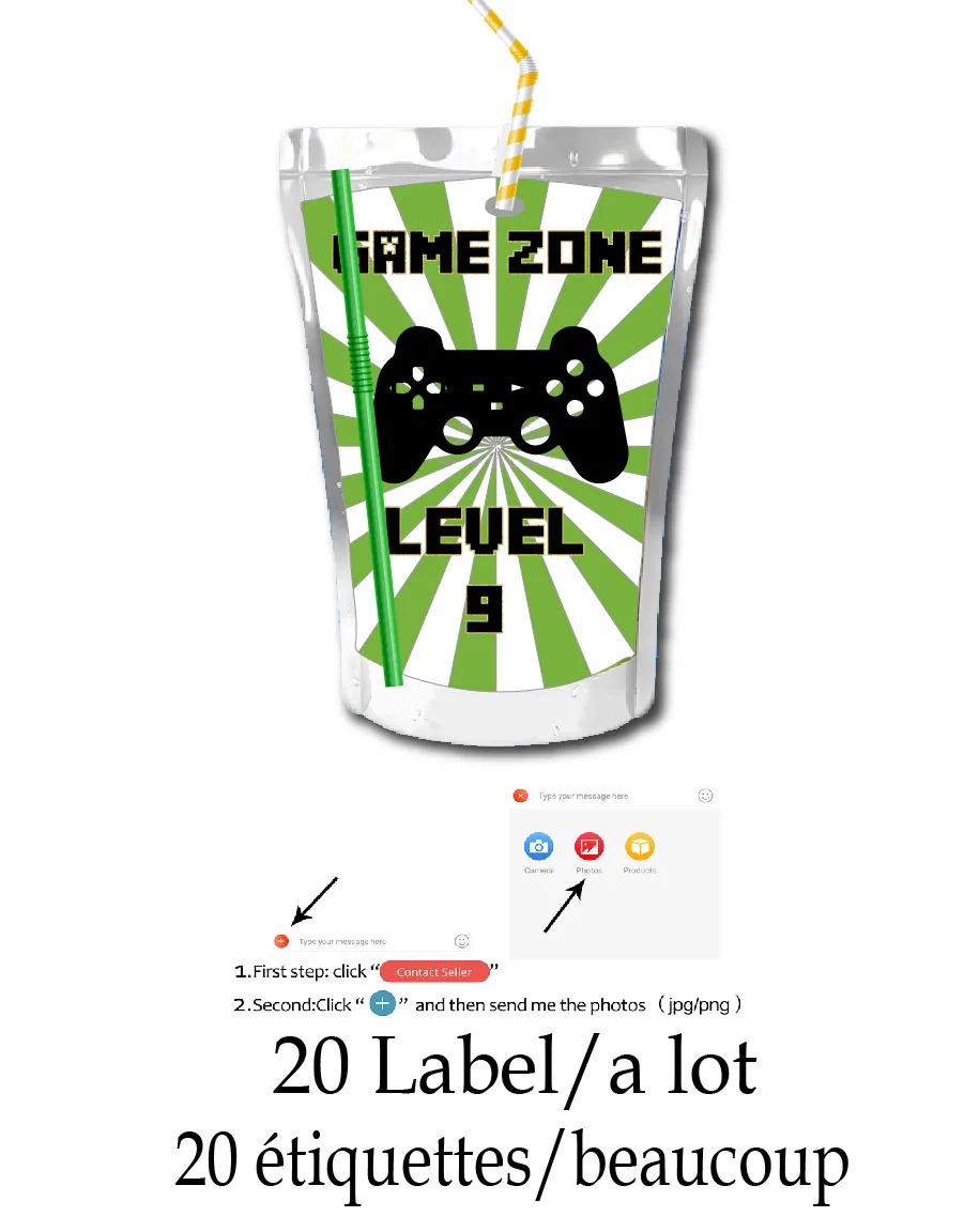 Custom Name Stickers for Juice - Food Snacks Packaging recensione e prezzo