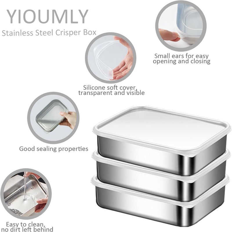 Stainless Steel Containers for - Food Storage With Lids recensie en prijs