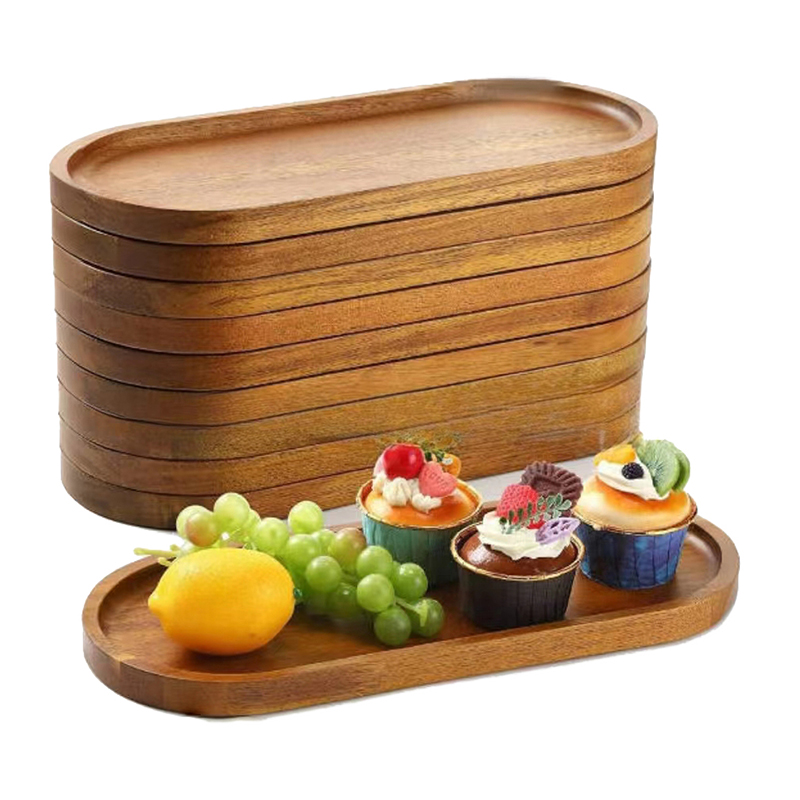 Tableware Solid Wood Food Tray - Food In Japanese Snacks recensione e prezzo
