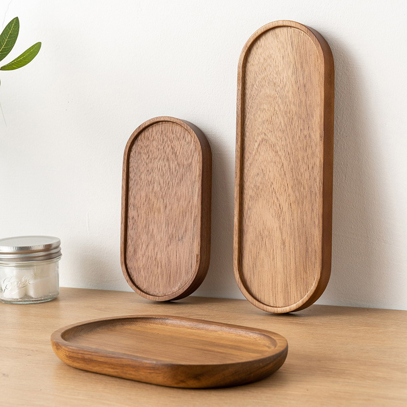 Tableware Solid Wood Food Tray - Food In Japanese Snacks recensione e prezzo