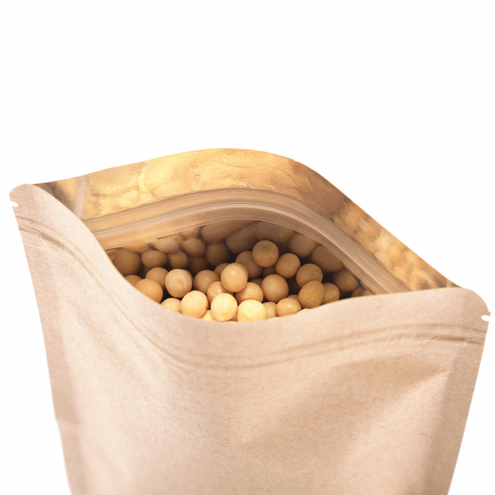 100pcs Brown Kraft Paper Zip L - Food Storage With Lock recensie en prijs