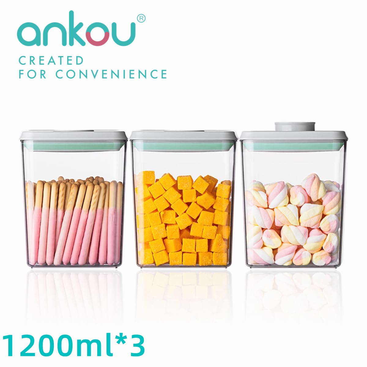 Ankou 3Pcs 1.2L Pop Airtight F - Food Storage In The Kitchen recensie en prijs