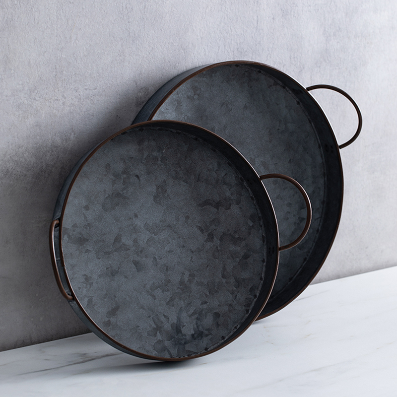 European Retro Round Iron Plat - Food Storage For Restaurant recensie en prijs