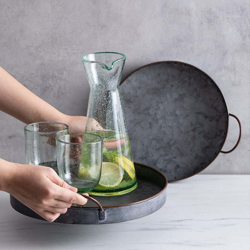 European Retro Round Iron Plat - Food Storage For Restaurant recensie en prijs