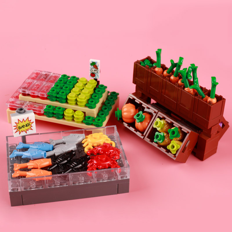 MOC City Supermarket Figures B - Food City Snacks recensione e prezzo