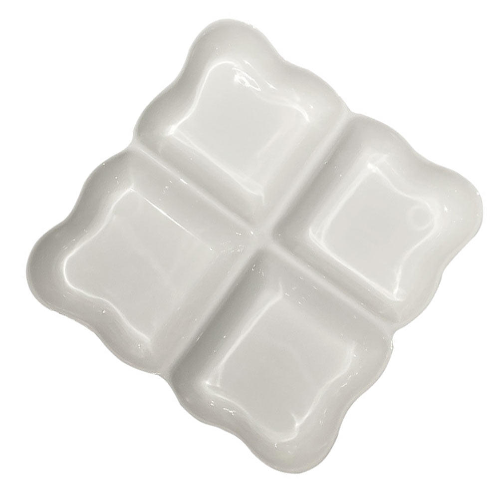 4-Compartment Ceramic Snack Di - Food Storage For Restaurant recensie en prijs