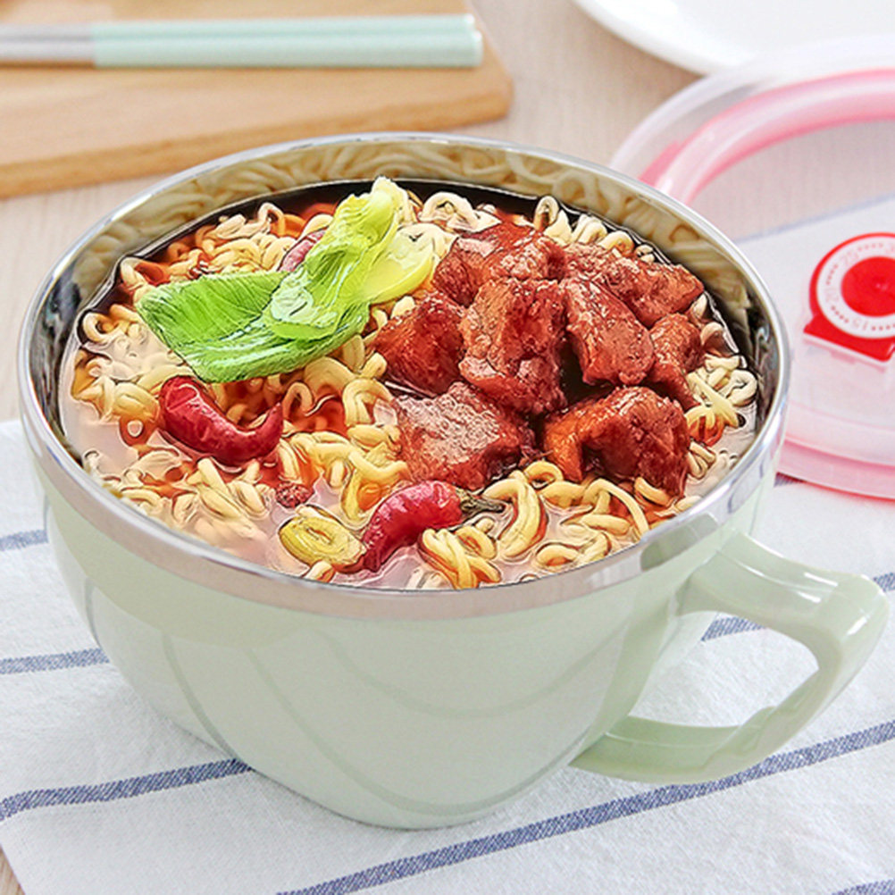 Green Stainless Steel Noodle B - Food Snacks That Are Green recensione e prezzo