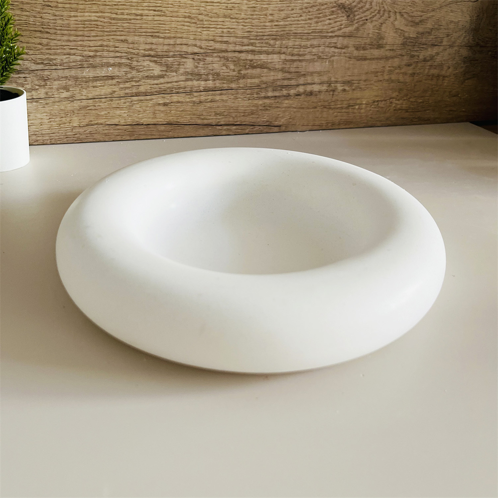 Large Round Dish Concrete Ceme - Food Storage Organiser recensie en prijs